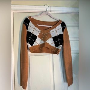 Preppy styled crop top